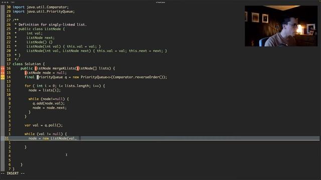 Solving Leet Code Problem Merge K Sorted Lists | Blind 75 смотреть онлайн