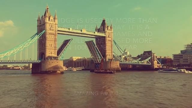 London Tower Bridge Opening and Amazing Facts смотреть онлайн
