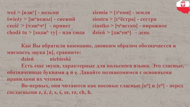 Польский язык для начинающих | Урок 1