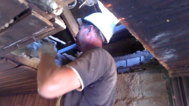 Установка трёх-канальной сэндвич трубы на баню с подключением твердотопливной банной печи смотреть онлайн