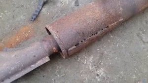 Газ 3307 ремонт глушителя часть 3-я