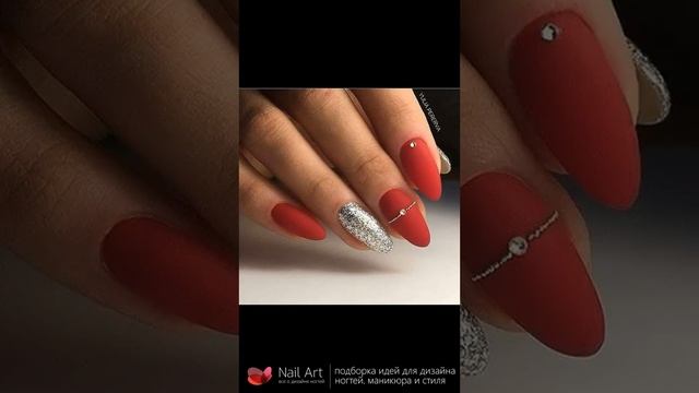 Красный маникюр | 33 идеи дизайна ногтей красный цвет, маникюр красный, матовый, глянцевый, классик смотреть онлайн