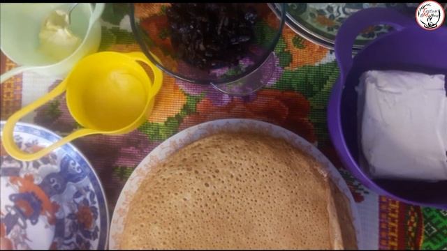 Блинчики заварные ажурные с начинкой.