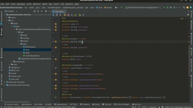 Part - 2 | Login and Registration | Food Delivery backend using Java + Spring Boot смотреть онлайн