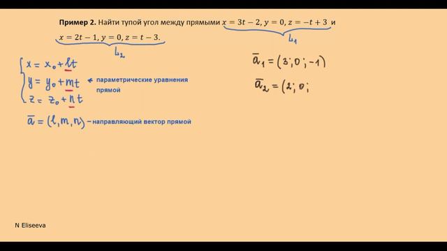 Пространство 14. Угол между прямыми в пространстве (720p)