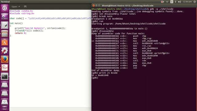 Shellcoding basics смотреть онлайн