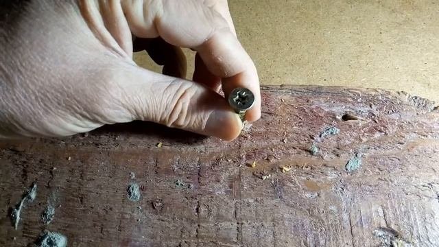 Как легче закрутить большой шуруп
