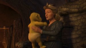 Shrek 3 - Shrek meets his babies scene