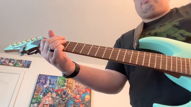 Playing my new Ibanez High Performance RGA42HP - Sea Foam Green Matte смотреть онлайн