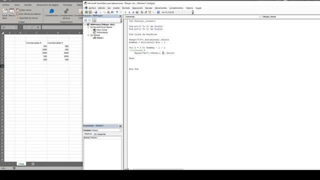04 VBA Excel y AutoCAD - Dibujar líneas en AutoCAD смотреть онлайн