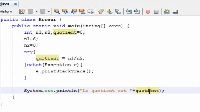 Java Cours درس جافا 60 Gestion d'erreurs смотреть онлайн