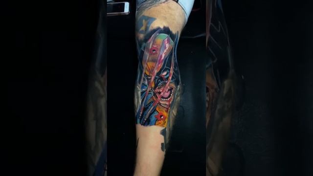 Marvel wolverine tattoo by @inkbypnut Dallas Tx 1UPINK TATTOO STUDIO