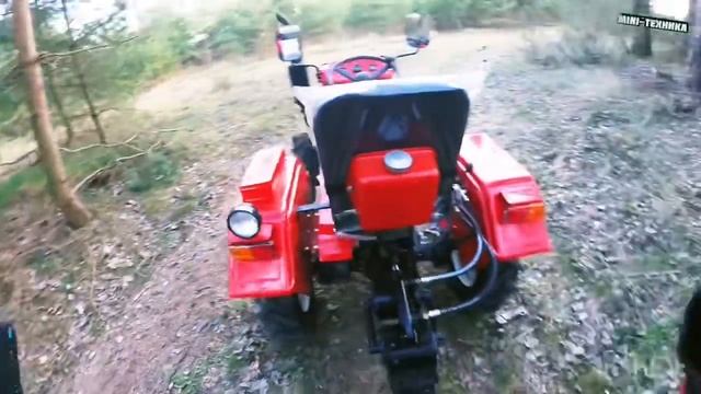 Честный первый обзор Минитрактора rossel XT-184D смотреть онлайн