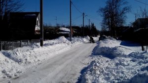 Снегокат с мотором (часть 2)