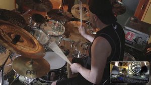 Beneath the Massacre Left hand drum video