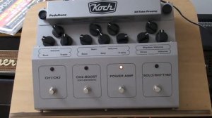 Ninja Do Set Up - Koch Pedaltone PDT-4 All Tube Preamp - Amp Valve Tech Audio 100W - Fender 74