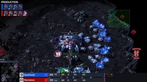 Starcraft 2 Showmatch Nameless vs Darkvoid on new, old and crazy maps