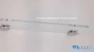 Душевая кабина 90x90 Niagara Premium NG-6001-01GD с гидромассажем