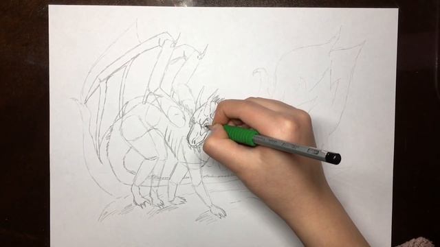 How to draw a Dragon / Как нарисовать дракона смотреть онлайн