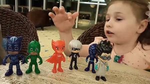 Распаковка Pj Masks Toys игрушки / Набор герои в масках / фигурки / сюрпризы,