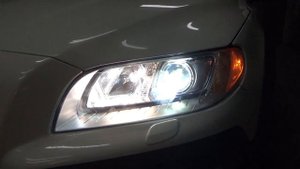 Улучшение света VOLVO XC70 , S80 .Замена линз на Hella 3 с адаптивом