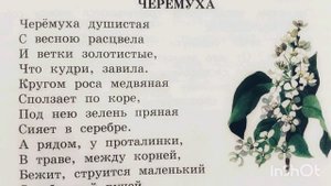 Стихотворение "Черемуха" С.А.Есенин, 3 класс, Литературное чтение на родном языке (2 часть, урок 26)