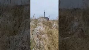 Нива на двух винтовых самоблоках. Хорошо едет.