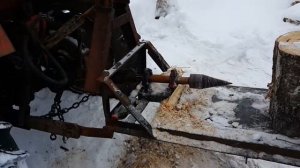 Дровокол винтовой на Т-25