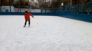 Развороты на коньках