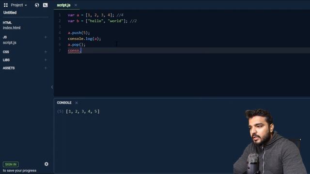 Introduction To Javascript - Array Manipulation (Urdu/Hindi)