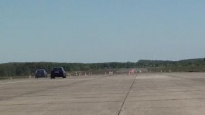 VW Golf I 2.0 vs. VW Golf II 1.8T - 1/4 mile - Race at Airport 20.05.2012