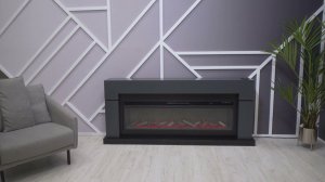 Видеообзор: Каминокомплект Lindos с очагом Vision 60 LOG LED