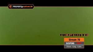 Игра в воде воблера Megabite Stream 70 SP | Megabite Stream 70 SP under water action