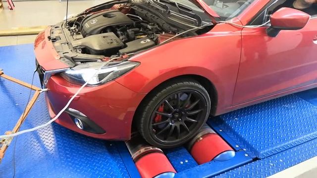 Mazda 3 2014 G165 dyno, tunning(2) смотреть онлайн