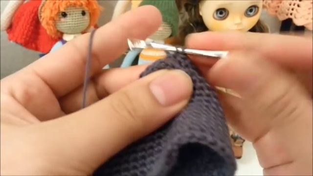 How to crochet doll pants / doll crochet смотреть онлайн