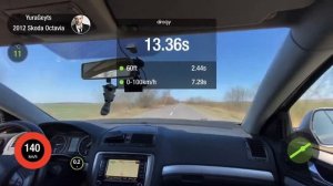 Skoda octavia a5 1.8t stage1 0-100 third run