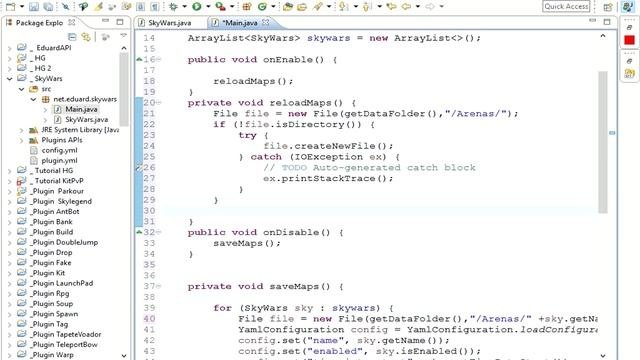 Plugin #99 Como Criar Plugin SkyWars #02 Configs « Eduard »