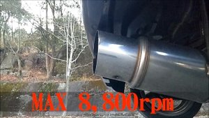 SUZUKI　ALTO　HA23V　無名マフラー音【音量注意】