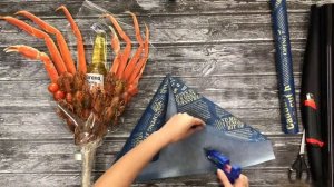 Букет из раков своими руками, Мастер класс