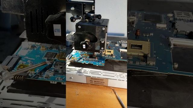 Выпаивание Видеокарты GPU в ноутбуке ASUS смотреть онлайн