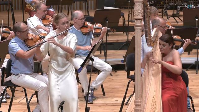 Mozart, flute and harp concerto, 1st movmt смотреть онлайн