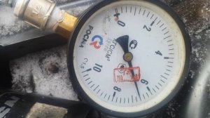 замер давления в топливной системе