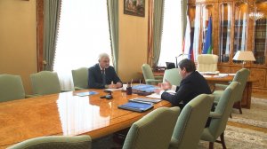 Рабочая встреча с генеральным директором ООО «Газпром трансгаз Ухта» Александром Гайворонским