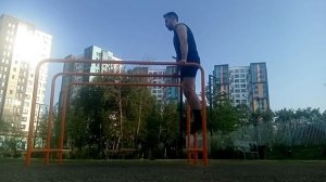 Воркаут. День 7.1. Тренируемся без подтягиваний. Отжимания, пресс, присед.