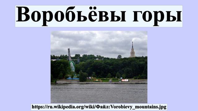 Воробьёвы горы