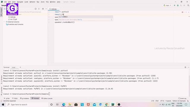 Audiobook! (Text-to-Speech) | Build your own in Python in Telugu