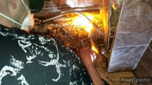 Замена чугунной канализации, тройник.