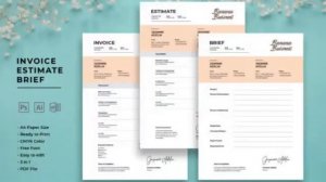 Premium Invoice Template Bundle 2021| Download, Customize, and Send Invoices