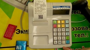 ККМ Миника 1102ФKZ Пробитие чеков по коду товара, сканером