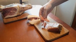 ХАМОН - или ВЯЛЕНЫЙ СВИНОЙ ОКОРОК ГОТОВ, год вялил